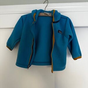Patagonia Blue and Yellow Fleece Jacket